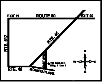 Map of Service Associates II location in New Jersey