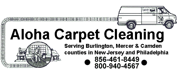 Aloha Carpet Cleaning cleaning and protecting carpets, rugs and upholstery in New Jersey and Pennsylvania with Bane-Clene truckmounted carpet cleaning equipment