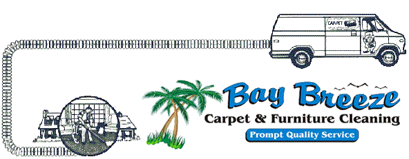 Bay Breeze Carpet Cleaning uses Bane-Clene truckmounted carpet cleaning equipment and chemicals