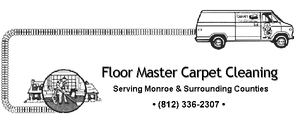 Floor Master in Indiana cleaning carpet, furniture and draperies Floor Master in Indiana, cleaning carpet, upholstery, rugs, draperies using Bane-Clene truck mount carpet cleaning equipment and detergents