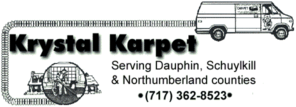 Krystal Karpet in Pennsylvania Cleaning Carpets, Rugs and Upholstery Using the Bane-Clene Truckmount Carpet Cleaning Equipment