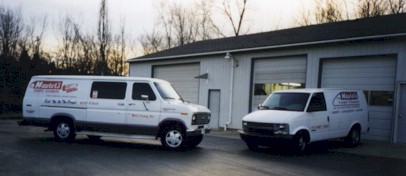 Rob Maurer's Carpet Cleaners cleaning carpets, rugs, upholstery in Lansing Michigan using Bane-Clene truckmounted carpet cleaning machines and cleaning agents
