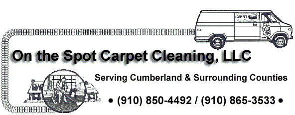 On the Spot Carpet Cleaning - cleaning carpets, rugs and upholstery in North Carolina with Bane-Clene truckmount carpet cleaning equipment