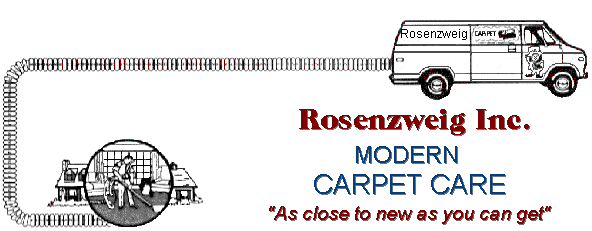 Frank and Terri Rosenzweig cleaning carpet, rugs and upholstery in Kent County Michigan