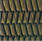 Waffle sponge rubber pad