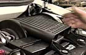 Removing air filter