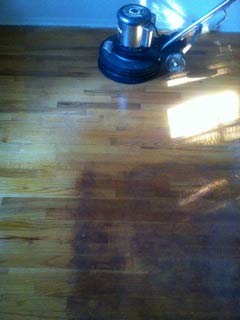 Wood Floor Before Refinishing