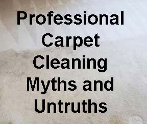 Carpet Cleaning Myths