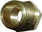 Brass Reducer Bushing 1/2 inch x 3/8 inch
